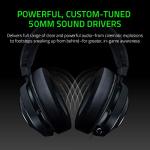 Razer Kraken Tournament Edition THX 7.1 Surround Sound Gaming Headset: Retractable Noise Cancelling Mic - USB DAC - For PC, PS4, PS5, Nintendo Switch, Xbox One, Xbox Series X & S, Mobile – Black