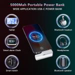 Saqico Battery Pack for Oculus Quest 2, 5000mAh Head Strap Battery Pack Compatible with Oculus/Meta Quest 2 Lightweight and Portable VR Extend Power Accessories for Extra 2-4H Playtime