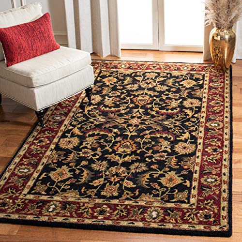 Heritage Collection X-Large Black & Red Area Rug