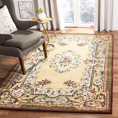 Elegant Handmade Gold Area Rug for Any Room