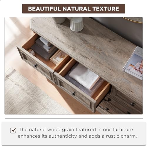 T4TREAM Farmhouse 7 Drawer Dresser, Vintage Design306554210