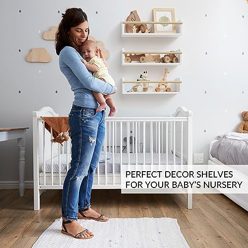 Set of 3 Beautiful Floating Shelves for Nursery