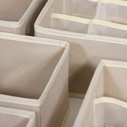 Foldable Drawer Organizer Dividers Cloth Storage Box Closet