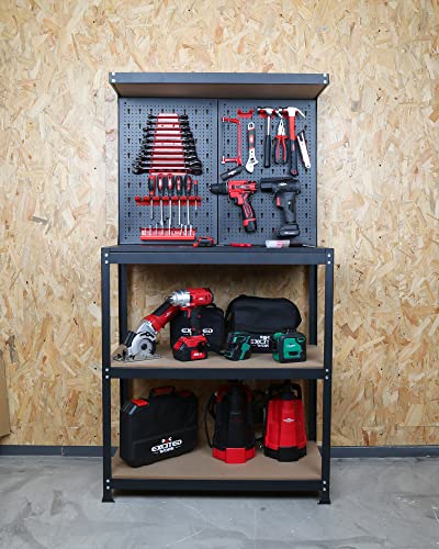 Multipurpose 31.5 inch Workbench with Peg Board