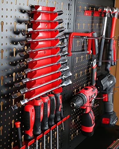 Multipurpose 31.5 inch Workbench with Peg Board