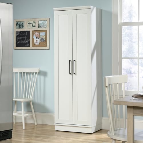 Sauder HomePlus Soft White Storage Cabinet/Pantry Ideas