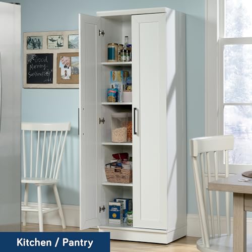 Sauder HomePlus Soft White Storage Cabinet/Pantry Ideas