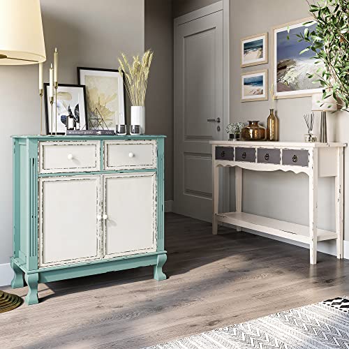 Rustic Wood Sideboard Cabinet, Vintage Farmhouse Accent - Abbey