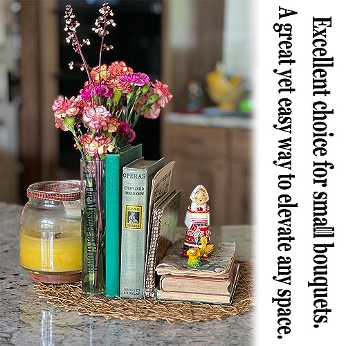 Cute Bookend Vase for Flowers - Unique Home Decor
