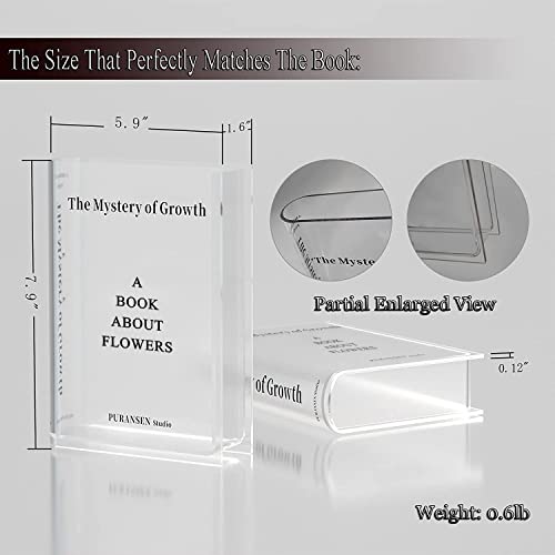 Cute Bookend Vase for Flowers - Unique Home Decor