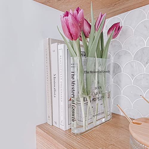 Cute Bookend Vase for Flowers - Unique Home Decor