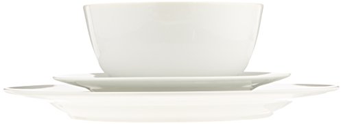 White 18-Piece Kitchen Dinnerware Set for 6 People