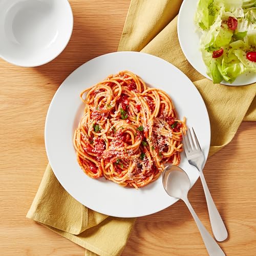 White 18-Piece Kitchen Dinnerware Set for 6 People