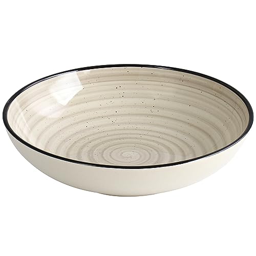 Elama Gia Stoneware Dinnerware Set - Cream Color