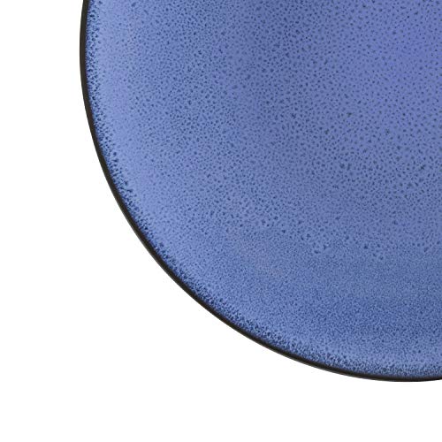 Blue Stoneware Dinnerware Set for 4, 16pc, Gibson