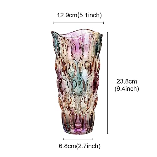 CEMABT Glass Vases for Flowers｜Morden Crystal Décor