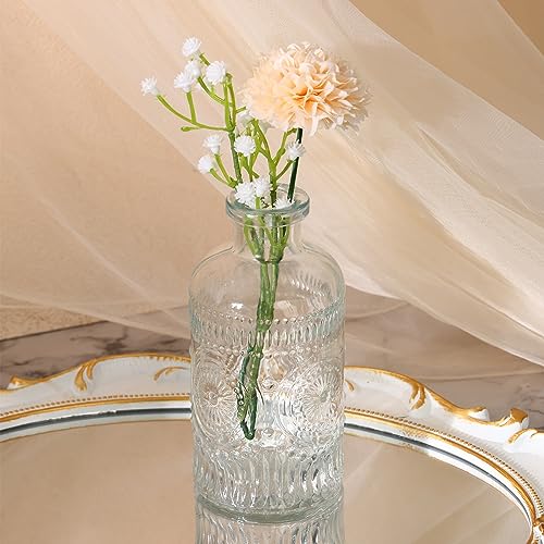 Vintage Glass Bud Vases for Wedding Home Decor
