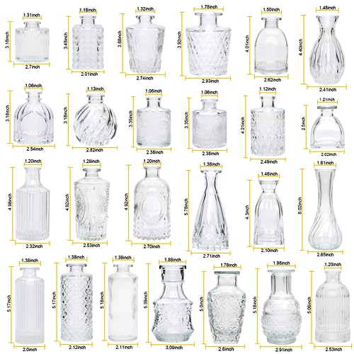 32 Vintage Glass Bottles for Rustic Home Decor