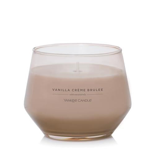 Yankee Candle Studio Medium Candle, Vanilla Crème Brûlée: Essential Oil Scent