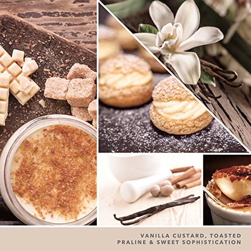 Yankee Candle Studio Medium Candle, Vanilla Crème Brûlée: Essential Oil Scent