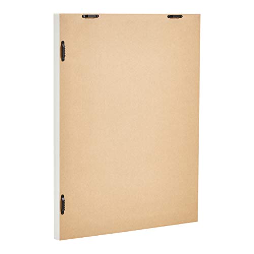 White Rectangular Wall Mount Mirror - 16" x 20