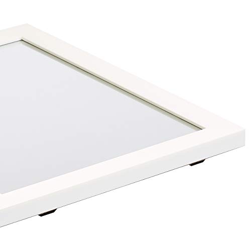 White Rectangular Wall Mount Mirror - 16" x 20