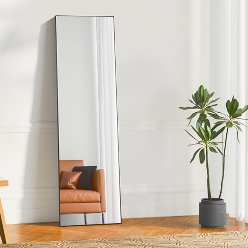 Large Full Length Mirror with Stand and Wall Mount