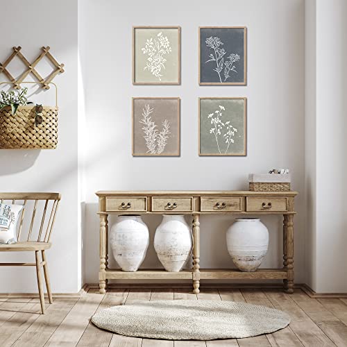 Botanical Print Wall Art Set for Rustic Farmhouse