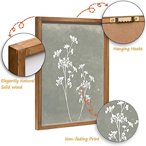 Botanical Print Wall Art Set for Rustic Farmhouse