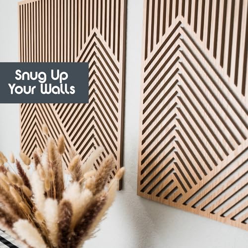 Modern Wood Mountain Wall Art - Forest Nature Decor