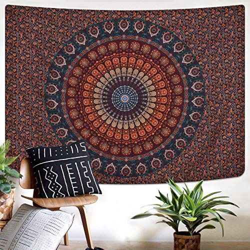 Bohemian Mandala Tapestry Hippie Wall Hanging for Bedroom