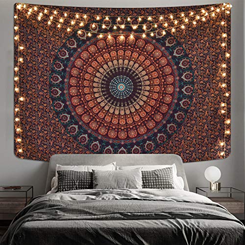 Bohemian Mandala Tapestry Hippie Wall Hanging for Bedroom