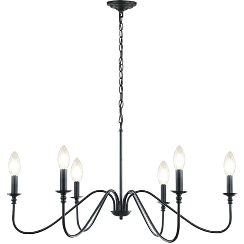 Contemporary Black Chandelier for Elegant Home Décor