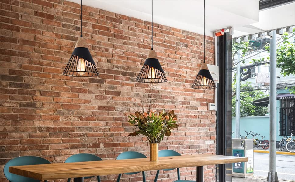 Adjustable Modern Black Pendant Light for Multiple Rooms