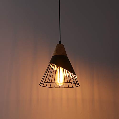 Adjustable Modern Black Pendant Light for Multiple Rooms