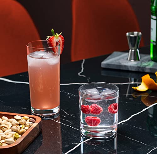 Set of 8 Versatile Drinking Glasses for Everyday Use