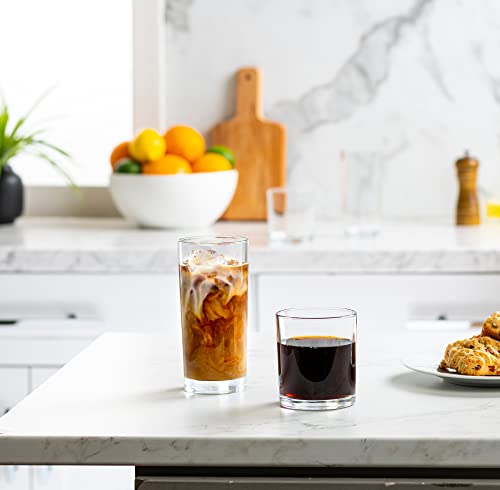 Set of 8 Versatile Drinking Glasses for Everyday Use