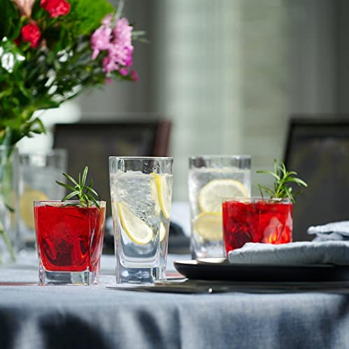 16-Piece Collins Everyday Drinkware Set for Home Decor