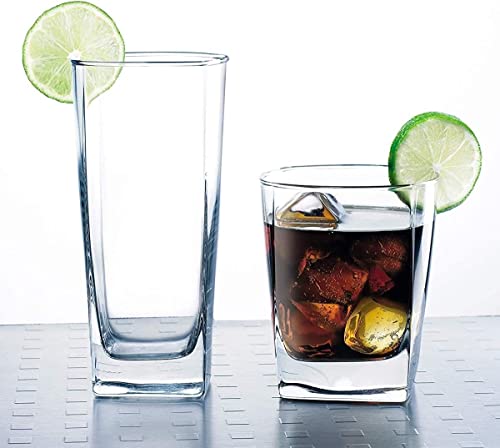 16-Piece Collins Everyday Drinkware Set for Home Decor