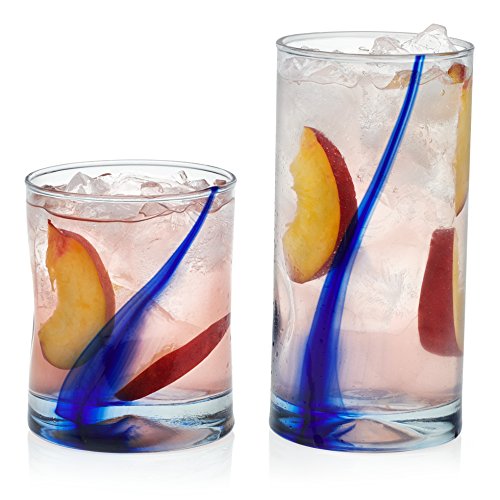 Libbey 99104 Blue Ribbon Glassware Set (16 Pieces)
