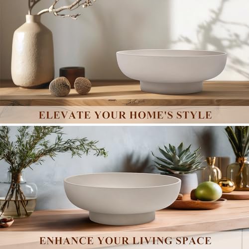 Modern Handicraft Concrete Bowl for Home Decor, Kitchen, Entry