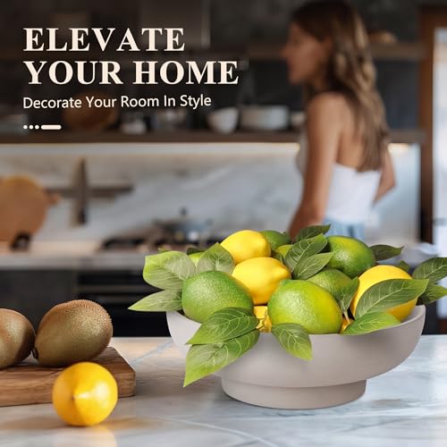 Modern Handicraft Concrete Bowl for Home Decor, Kitchen, Entry