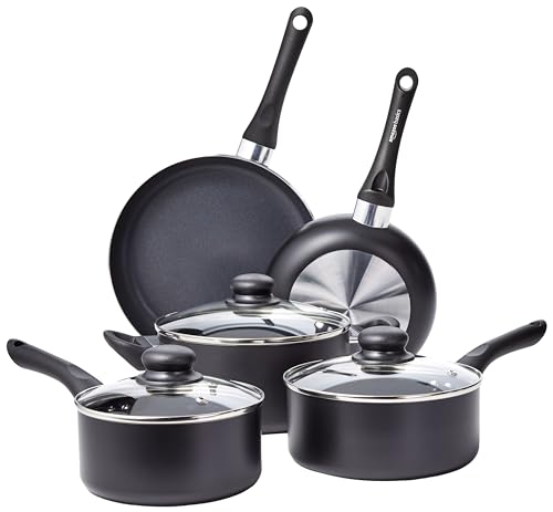 Non-Stick Cookware 8-Piece Set, Pots and Pans