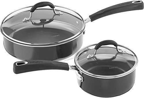 Cuisinart 11-Piece Nonstick Cookware Set, Black Ceramica XT