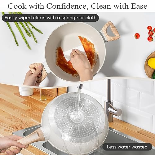 Granite Cooking Set with Non Stick Pots & Pans