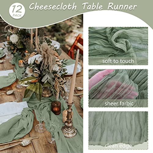 Boho Gauze Table Runner for Wedding Party Decor