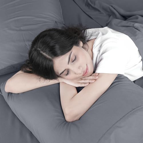 Utopia Bedding Queen Sheets Set - Brushed Microfiber - Gray