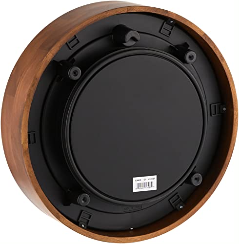 Bulova Gears in Motion Wall Clock, Brown Cherry