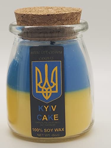 Kyiv Cake Custom Soy Wax Candles 6oz - Exclusive