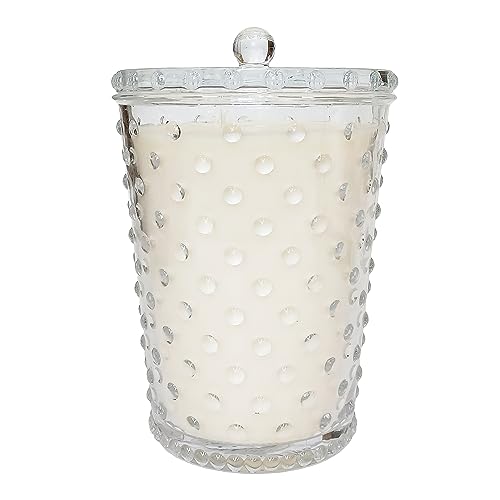 Crisp Pine Scented Hobnail Glass Jar Candle, 50oz
